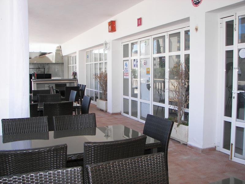 Hostal Los Pinos Es Canar  Restoran foto